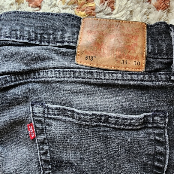 Levi's - Men's Faded Black Jeans - Picture 5 of 5